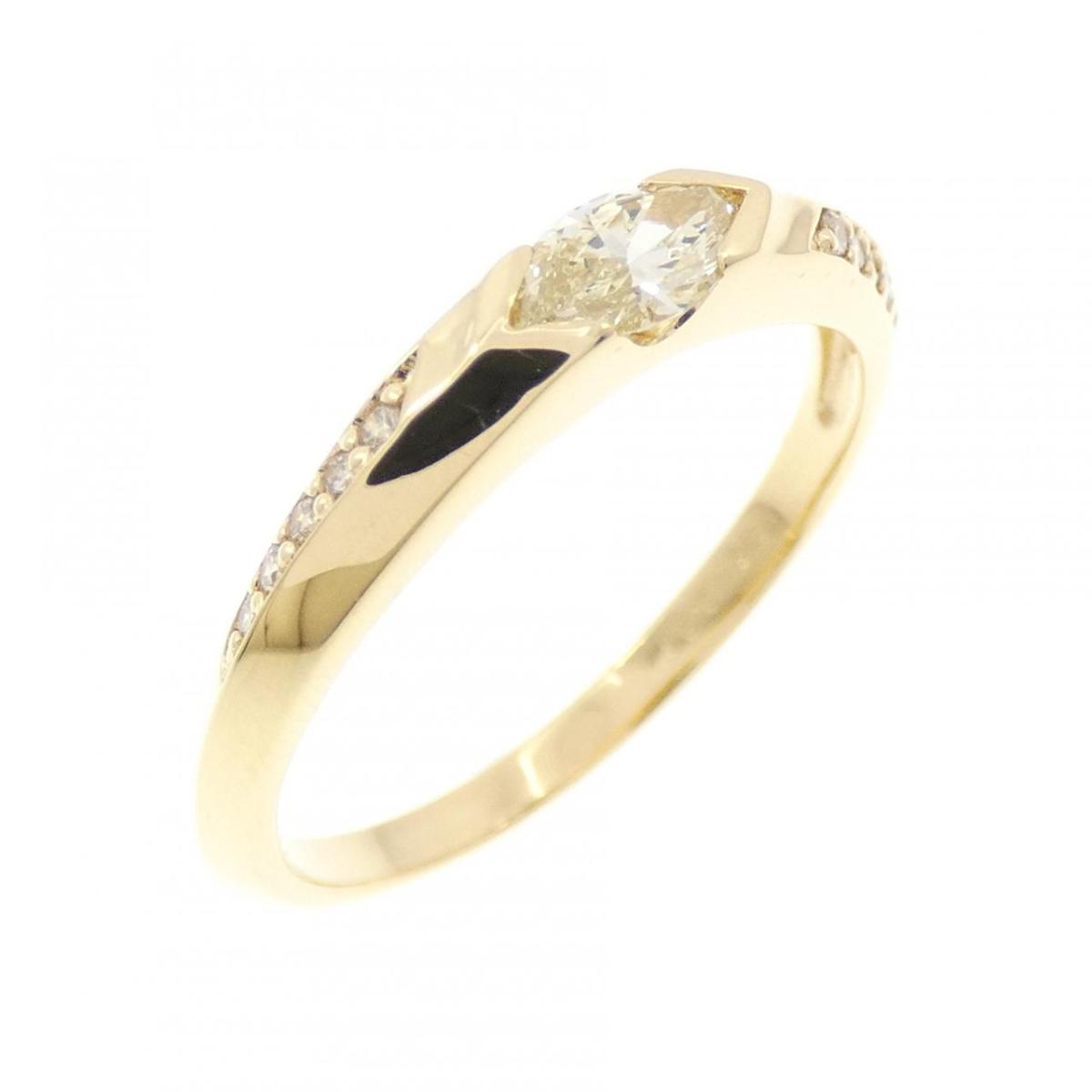K18YG ダイヤモンド リング 0.21CT【中古】