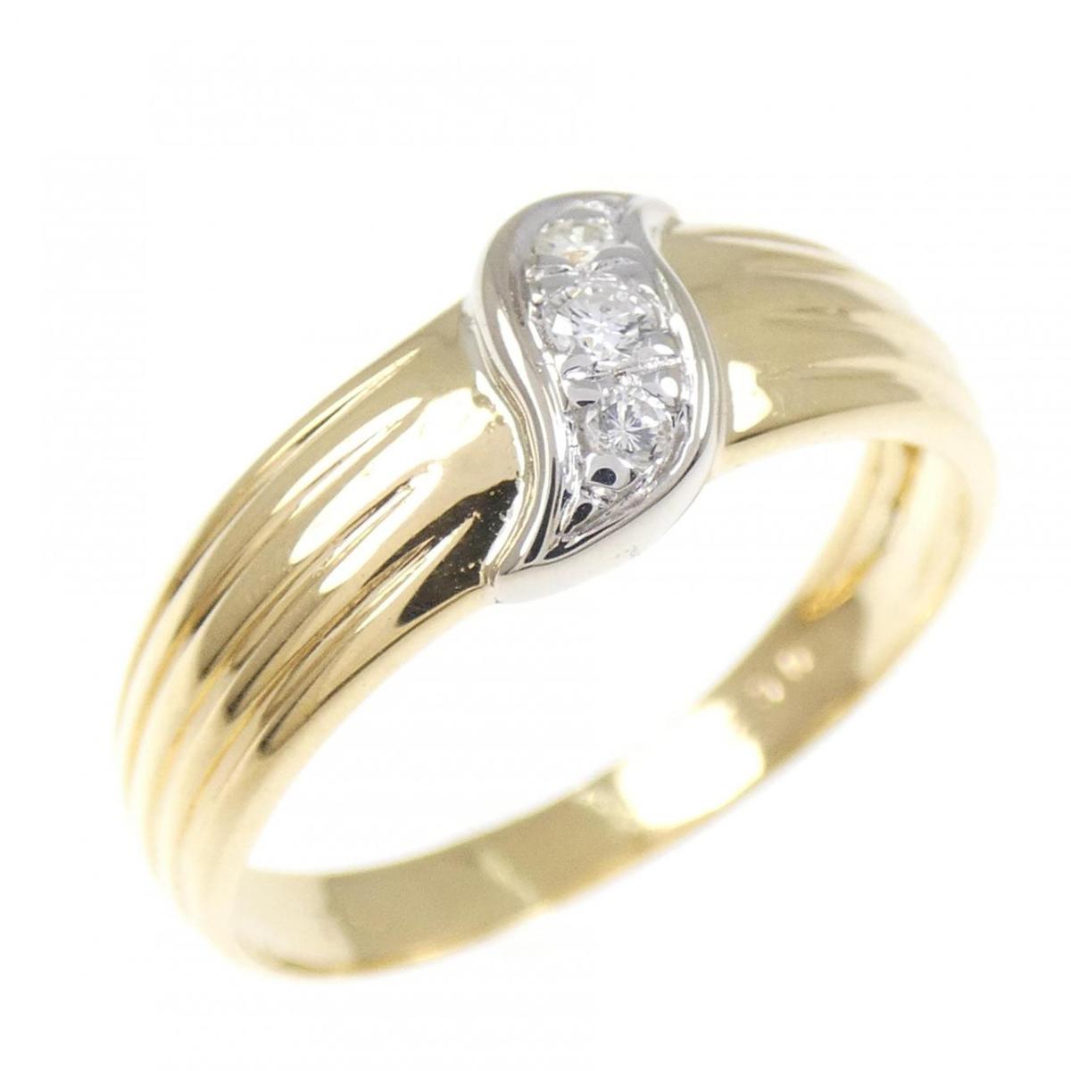 750YG/750WG ダイヤモンド リング 0.02CT【中古】｜KOMEHYO ONLINESTORE 店