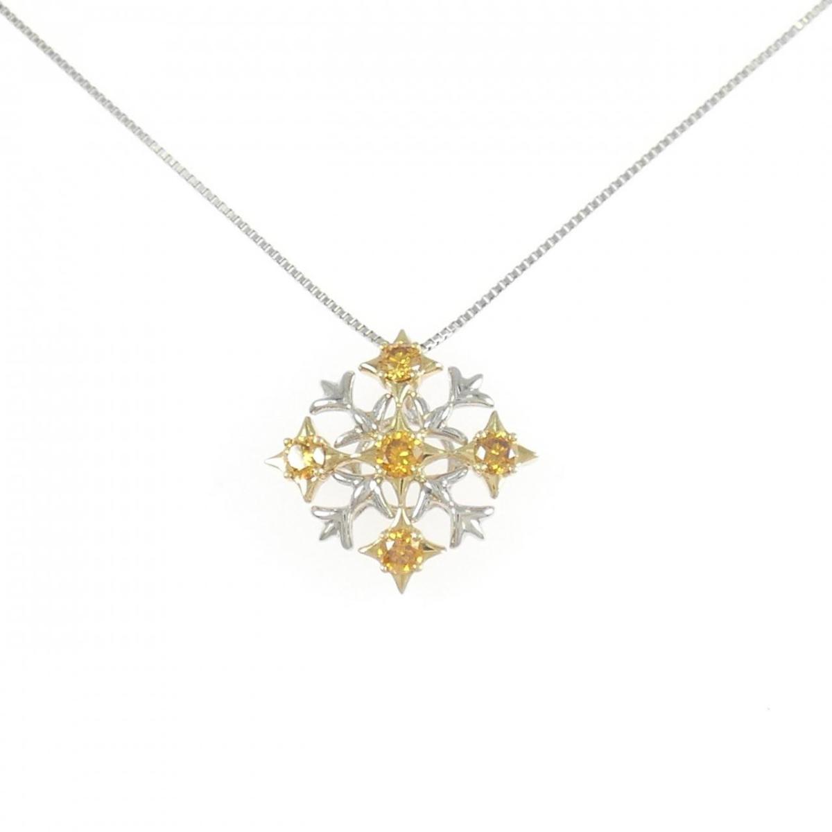 ジーエスティービー ダイヤモンド ネックレス 0.40CT【中古】