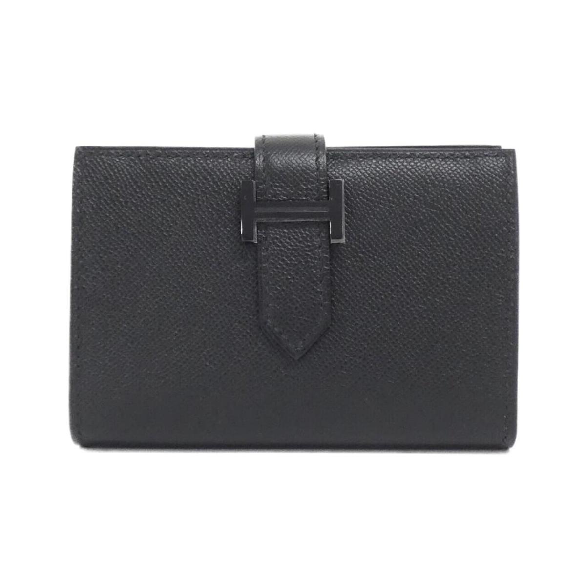 【未当てはめる品】エルメス ベアン 白黒 085919CH 歌留多容れもの【中古】