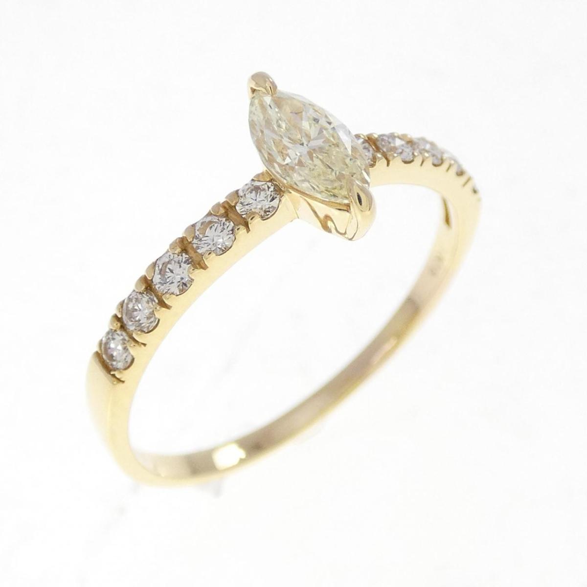 K18YG ダイヤモンド リング 0.321CT【中古】