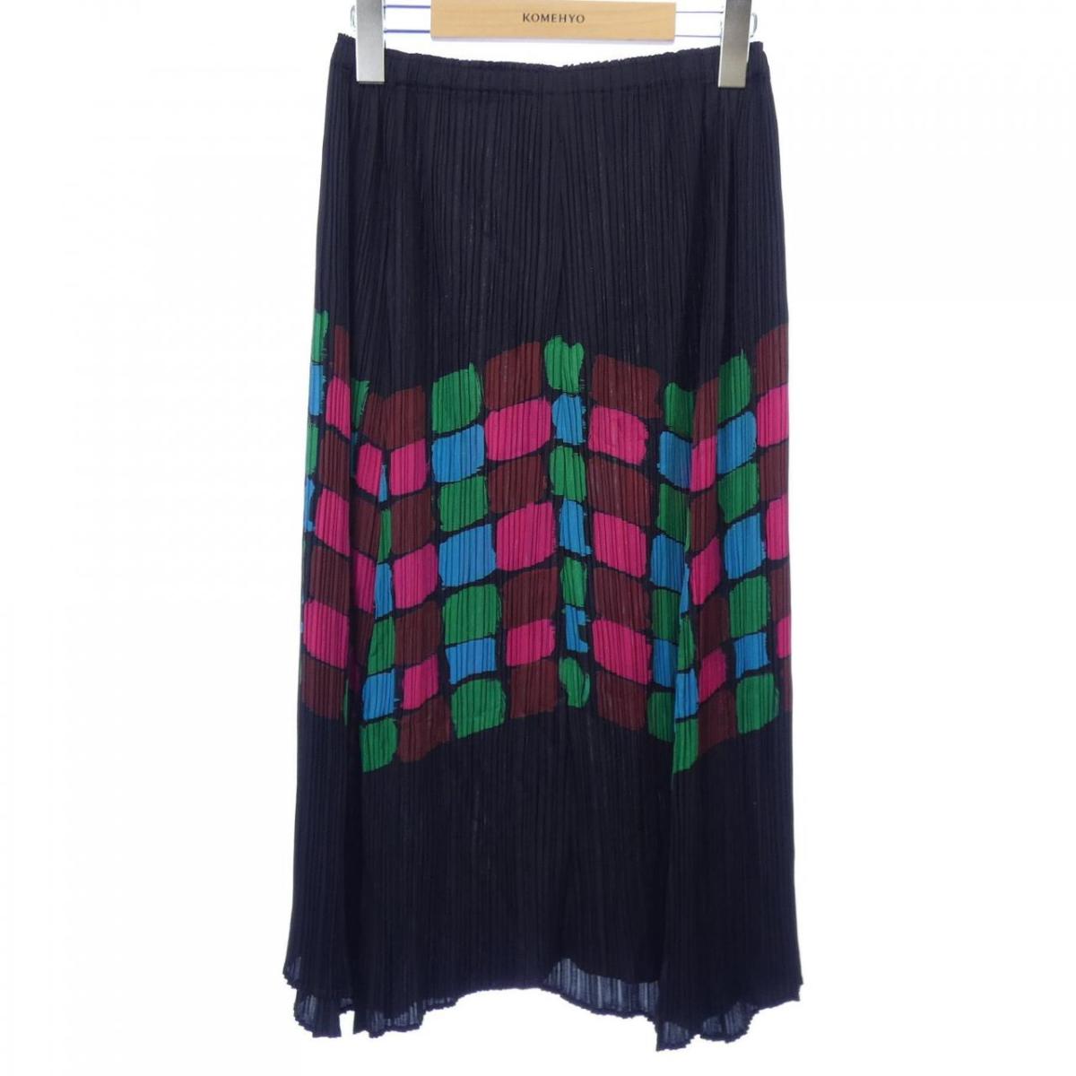 【ヴィンテージ】プリーツプリーズ PLEATS PLEASE 2002 幾何学 PP23-JG763 スカート【中古】