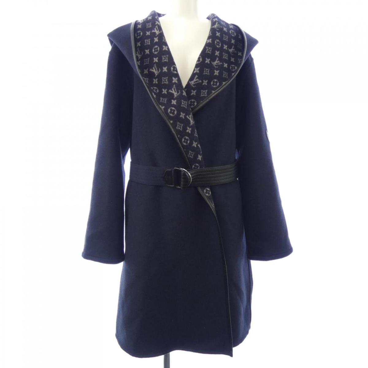 ルイヴィトン LOUIS VUITTON モノグラム インサイドフーデットラップ FFCO22QWE 厚地の外套【中古】