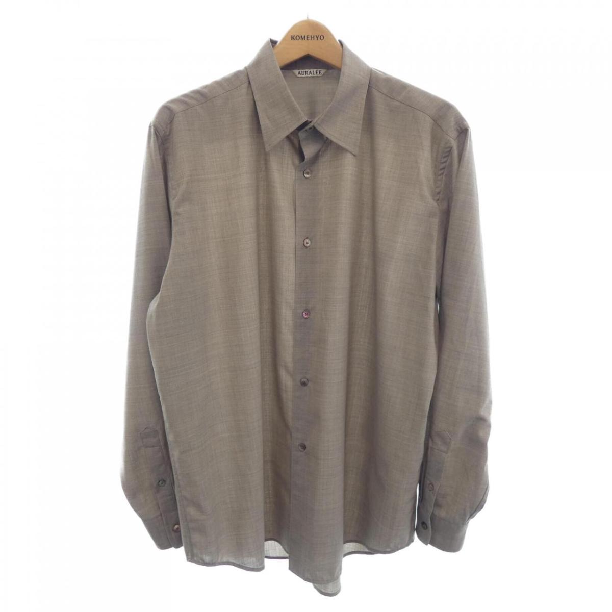 オーラリー AURALEE A25SS01WT シャツ【中古】