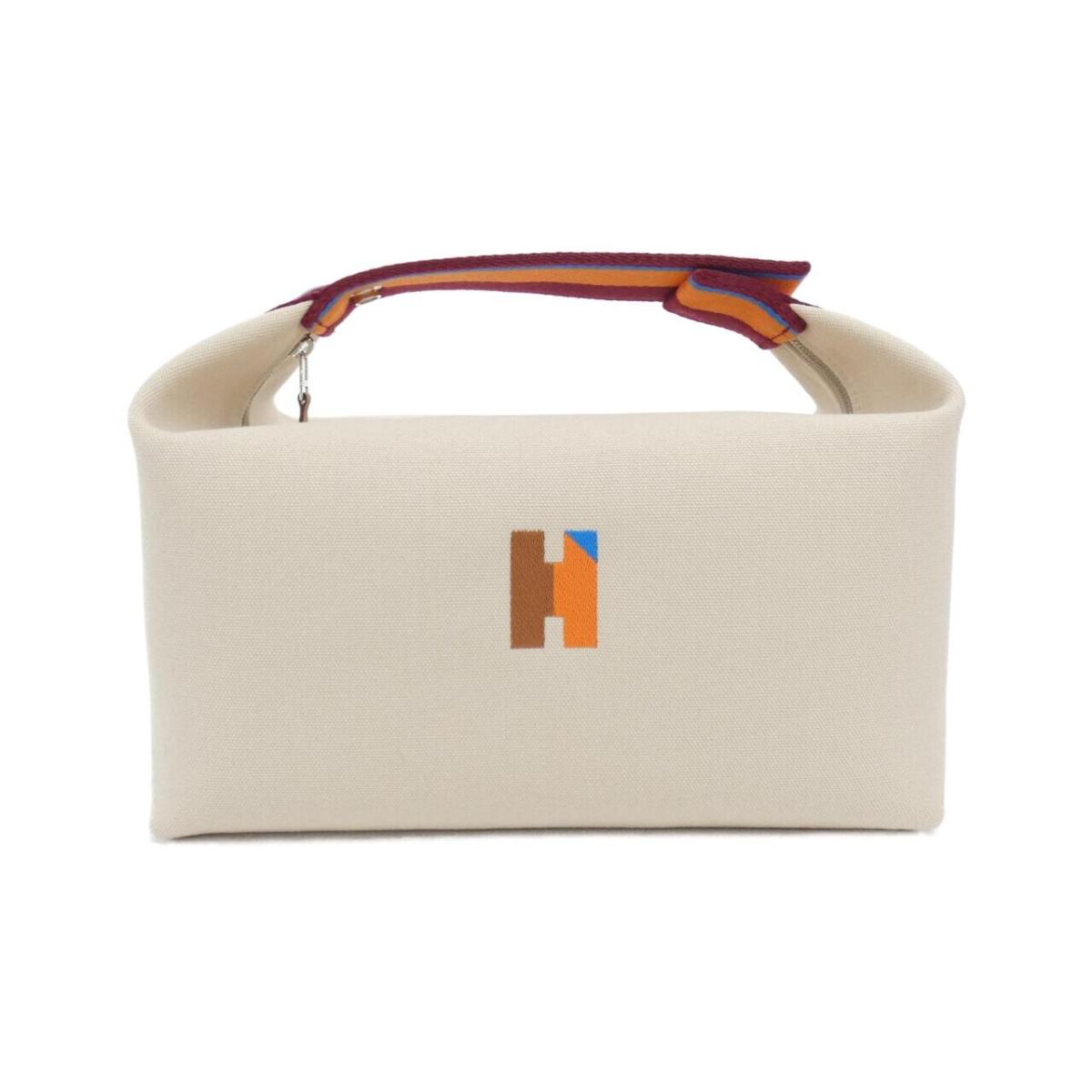 エルメス H PAVILLON ブリッド ア 黒いこと GM 104347M 合切袋【中古】