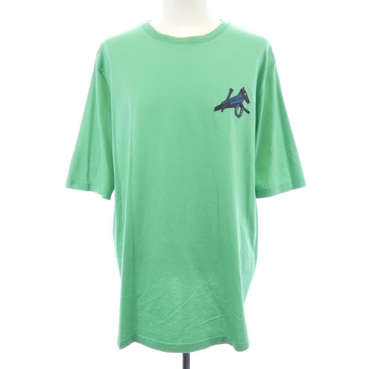 エルメス HERMES パズル エケストル　PUZZLE QUESTRE *21-5756 Tシャツ【中古】
