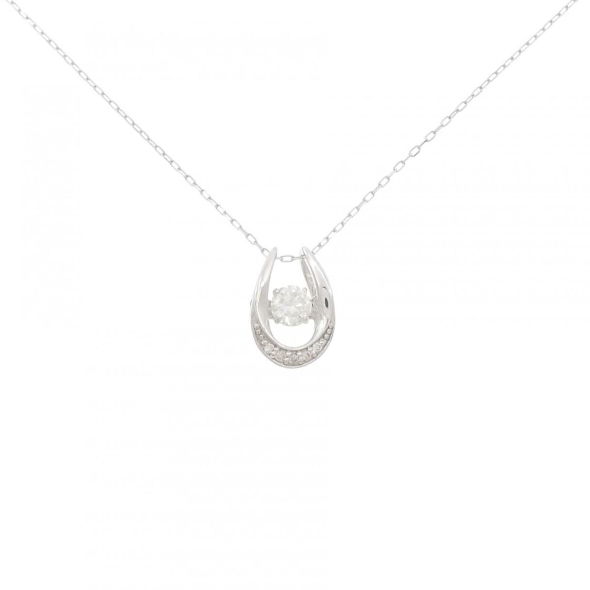 K18WG ダイヤモンド ネックレス 0.18CT【中古】｜KOMEHYO ONLINESTORE 店