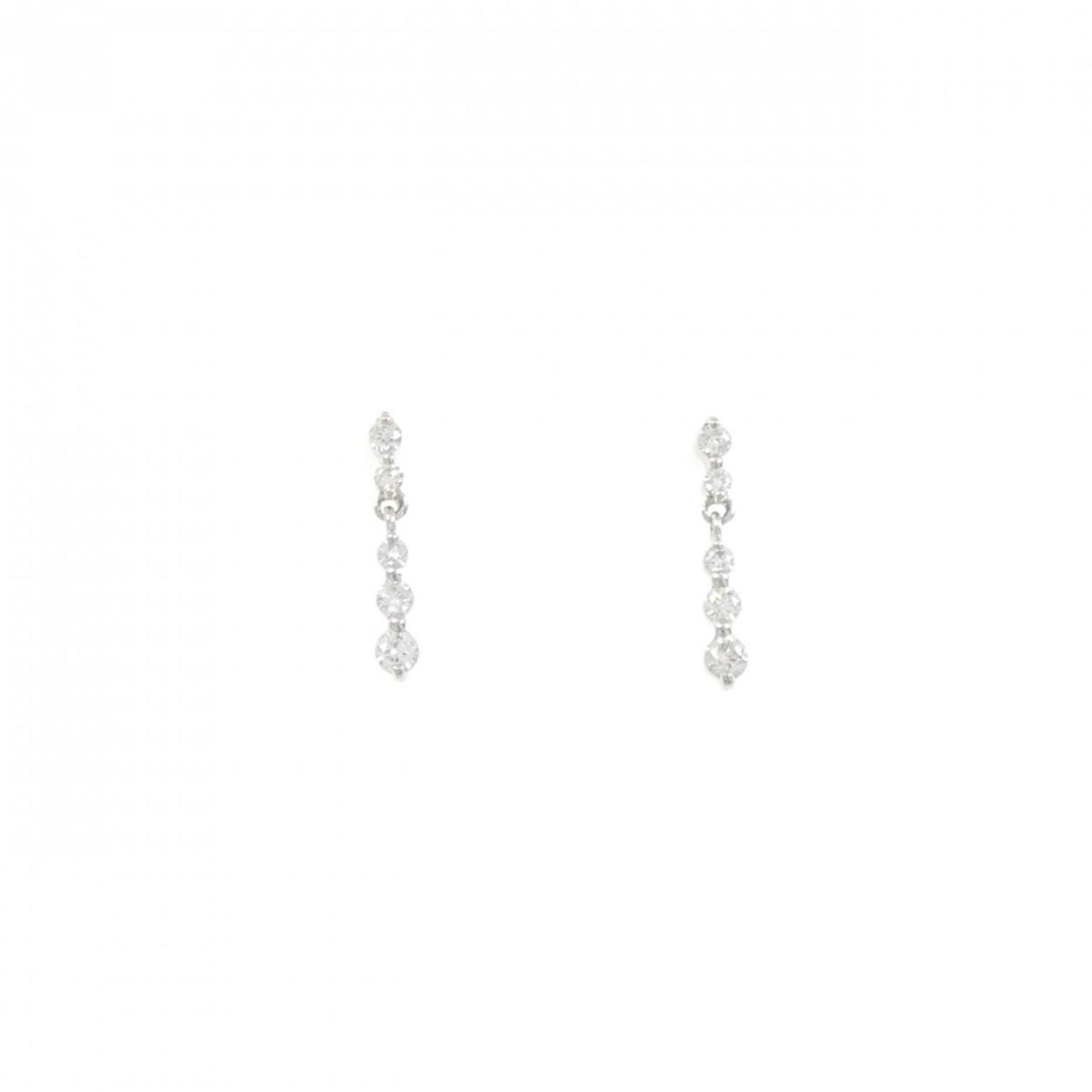 PT900 ダイヤモンド ピアス 0.16CT【中古】|KOMEHYO ONLINESTORE 店