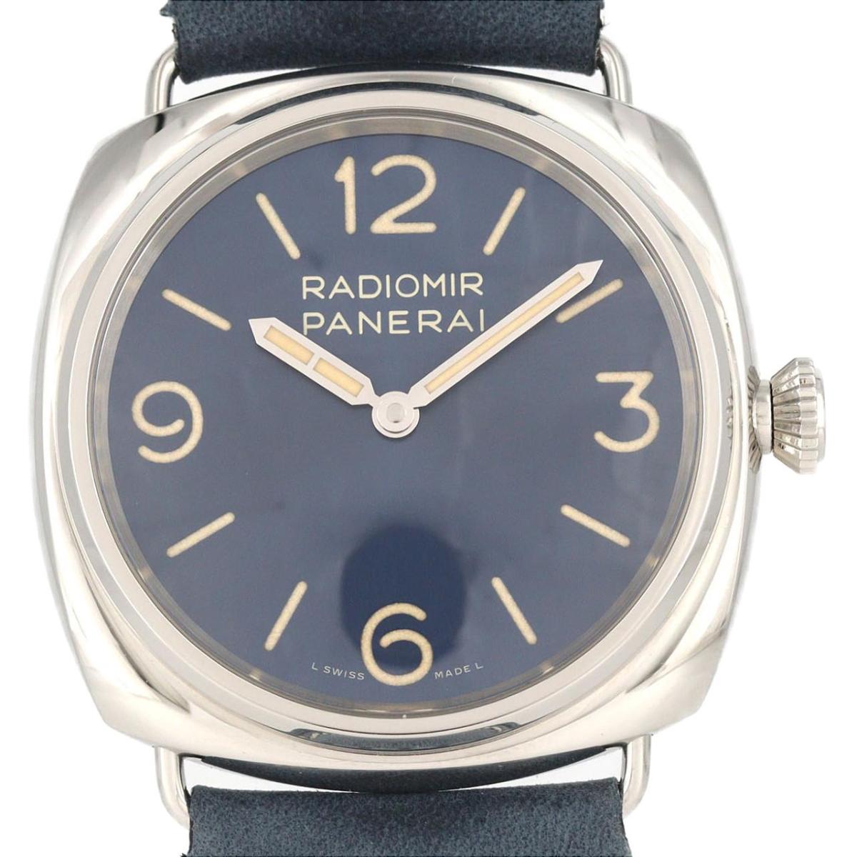 【ノーメンテナンス還元価格】パネライ ラジオミールオフィチーネ PAM01383 SS 手巻【中古】