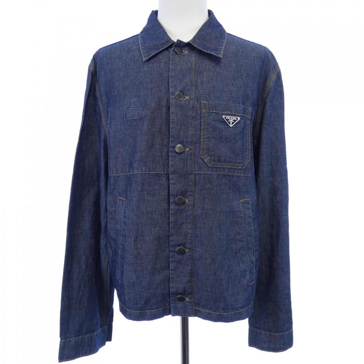 プラダ PRADA トライアングルロゴ GEB254 SOOO 14J2 ジャケット【中古】
