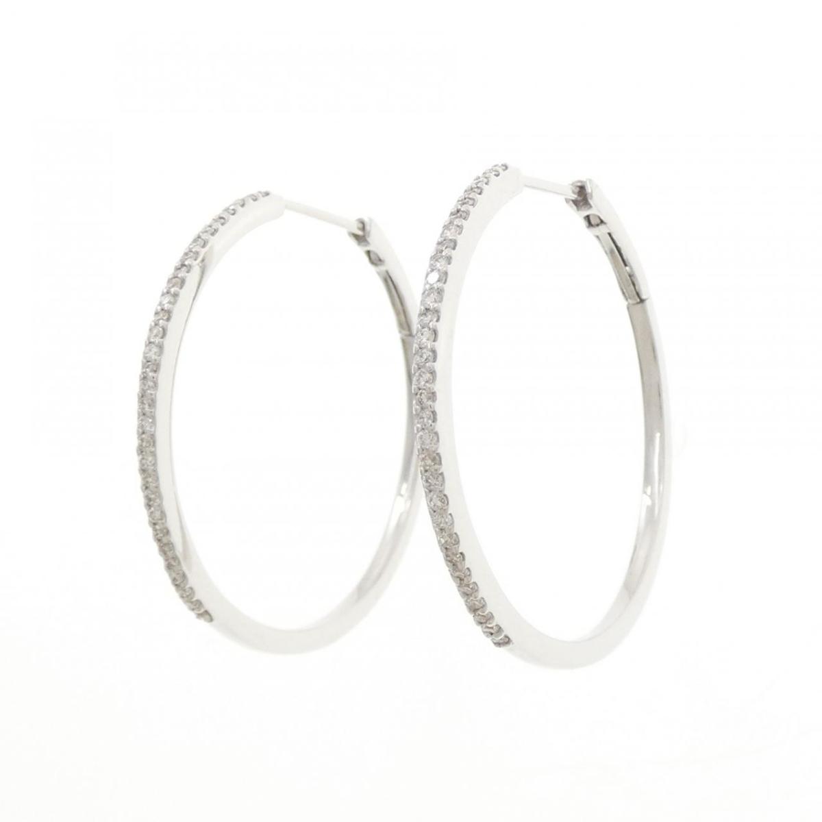 K18WG ダイヤモンド ピアス 0.30CT【中古】｜KOMEHYO ONLINESTORE 店