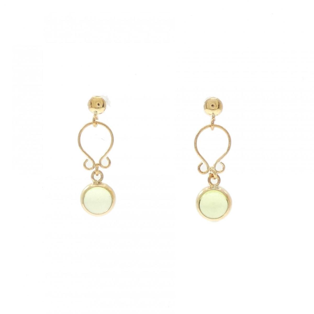 K18YG ペリドット ピアス【中古】|KOMEHYO ONLINESTORE 店