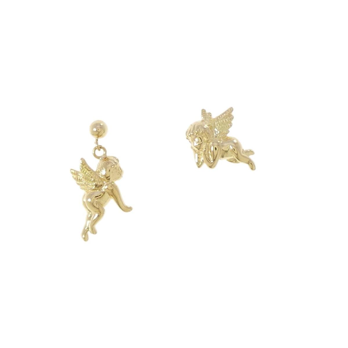 K18YG エンジェル ピアス【中古】