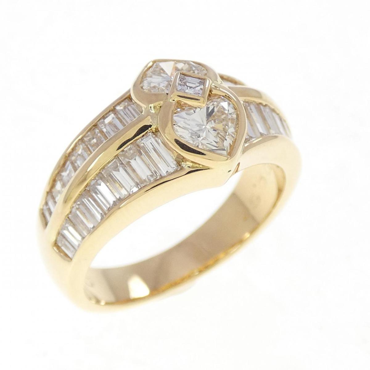 K18YG ダイヤモンド リング 0.57CT【中古】