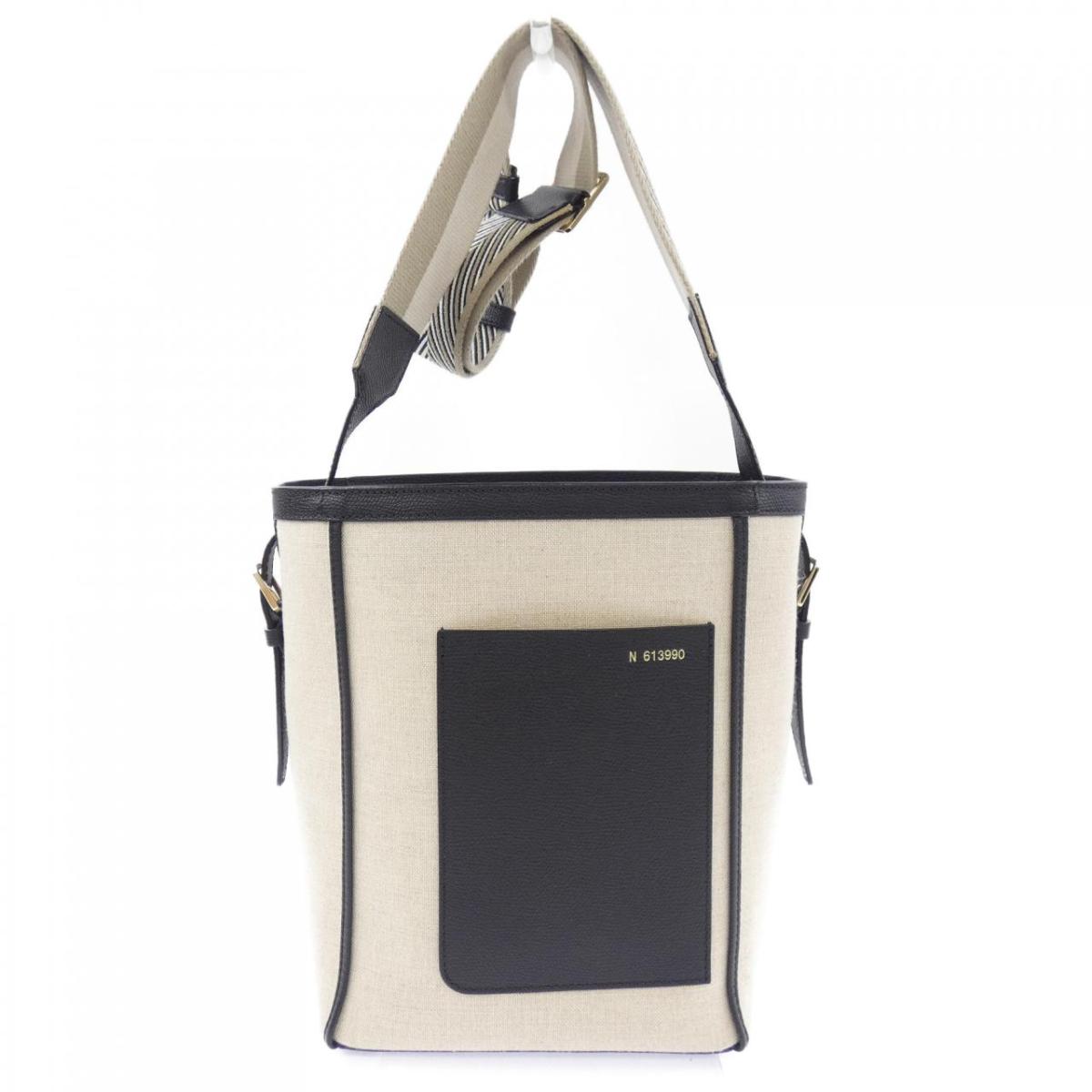 ヴァレクストラ VALEXTRA 井戸釣瓶御徒面子 WBSF008773TOC99 BAG【中古】