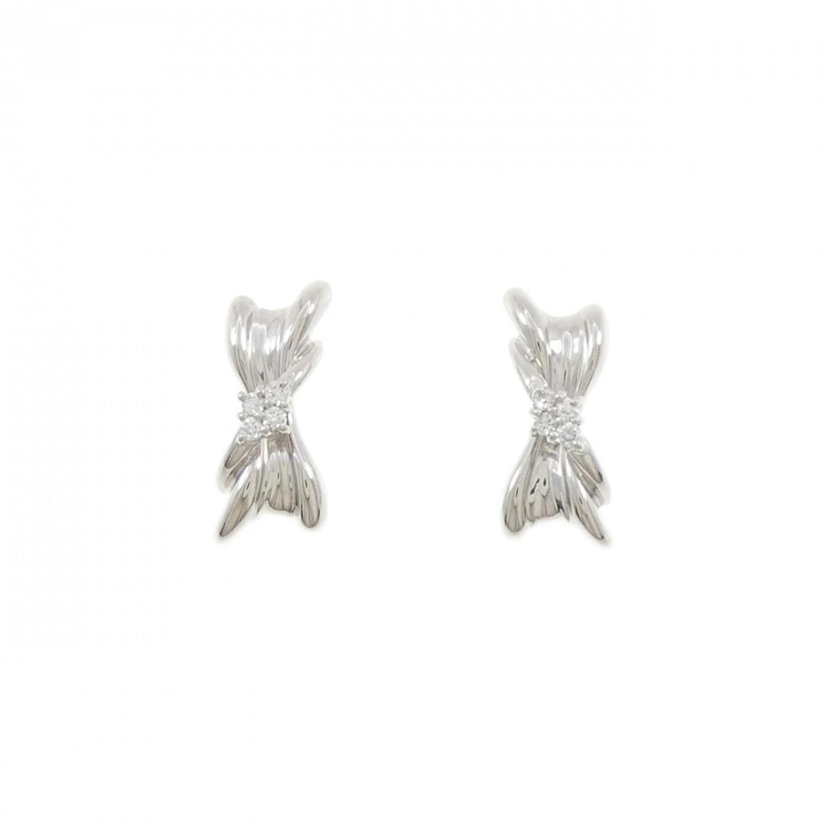 PT900 ダイヤモンド ピアス 0.10CT【中古】｜KOMEHYO ONLINESTORE 店