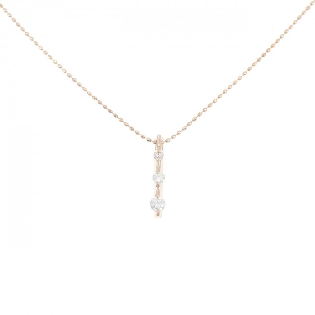 セイレーン　アズーロ ダイヤモンド ネックレス 0.18CT【中古】