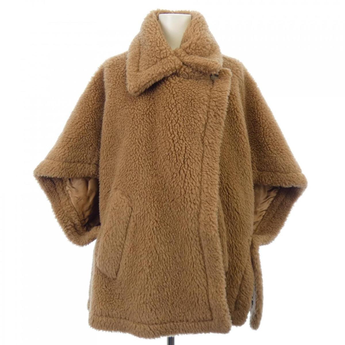 マックスマーラ Max Mara TEBE 473607 テディベア ケープ【中古】