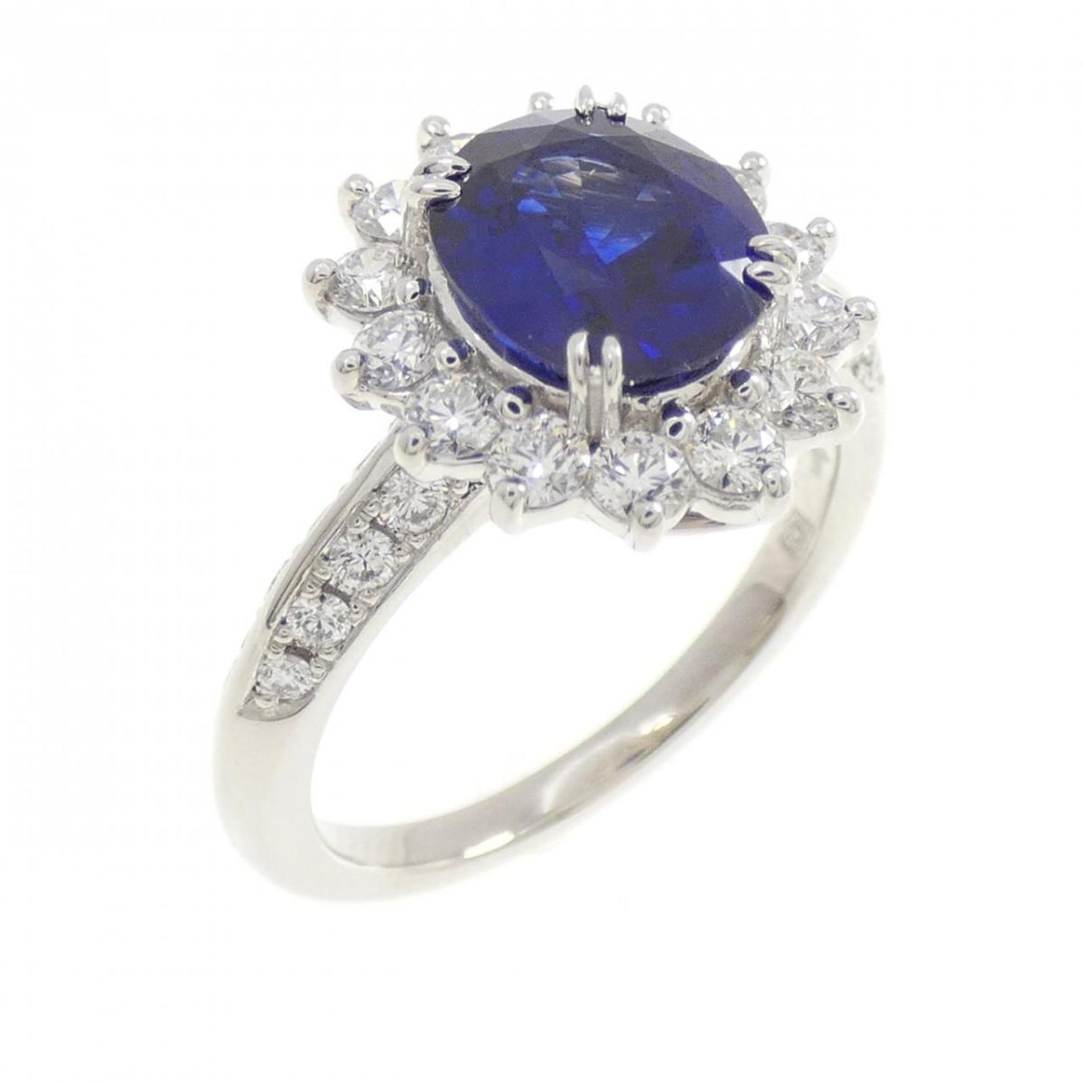 クイーン サファイヤ リング 1.721CT【中古】