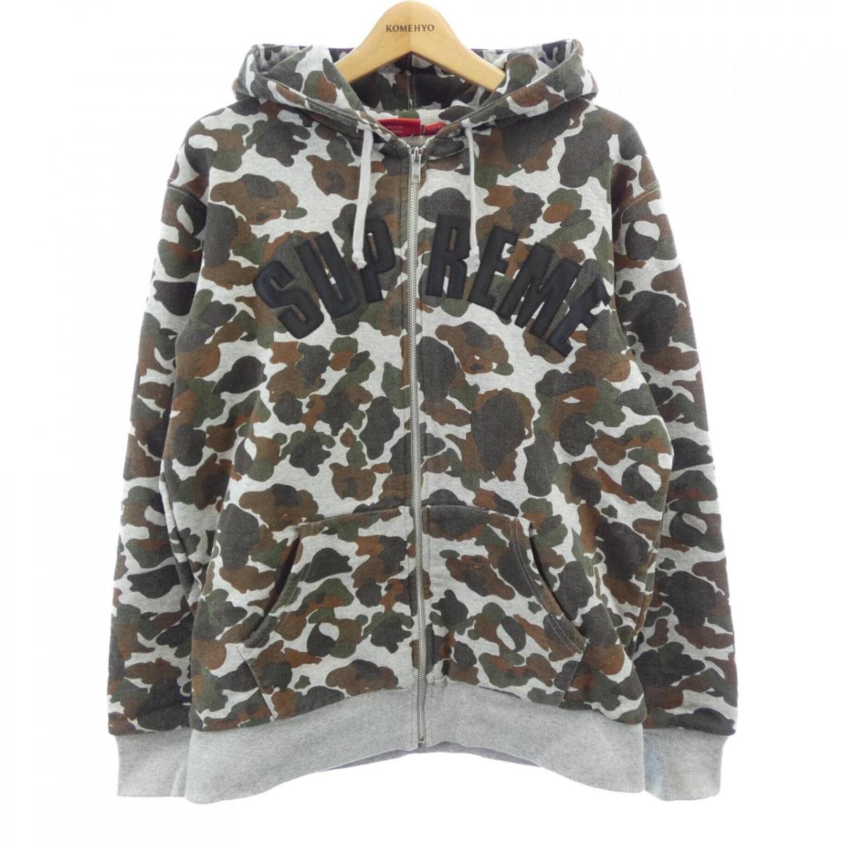 シュプリーム SUPREME ARC LOGO THERMAL ZIP パーカー【中古】