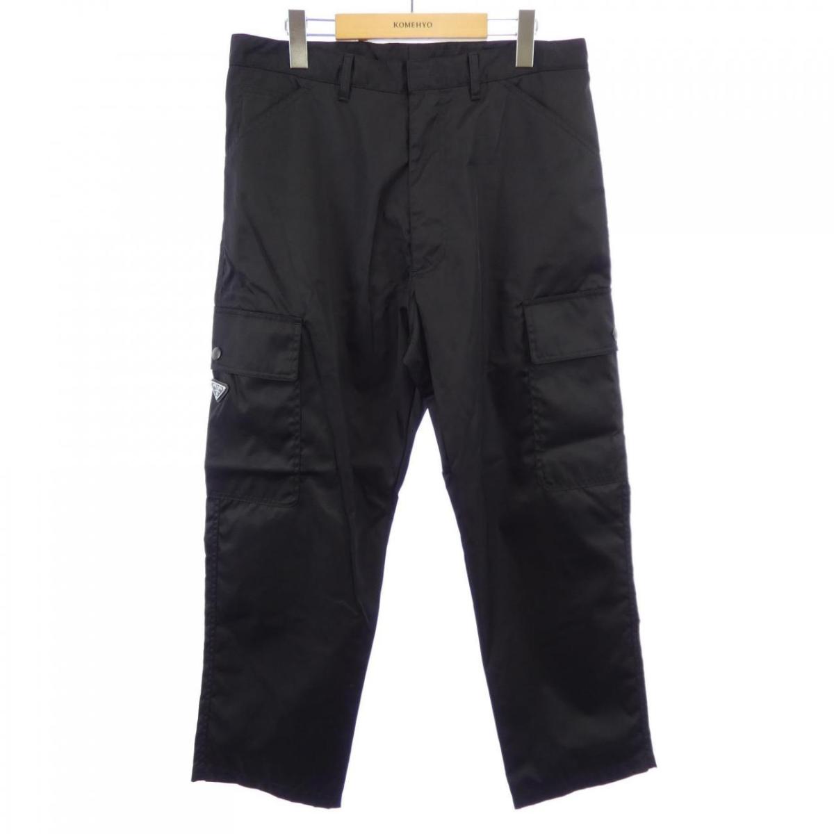 プラダ PRADA トライアングルロゴ SPH471 SOOO 1W08 パンツ【中古】