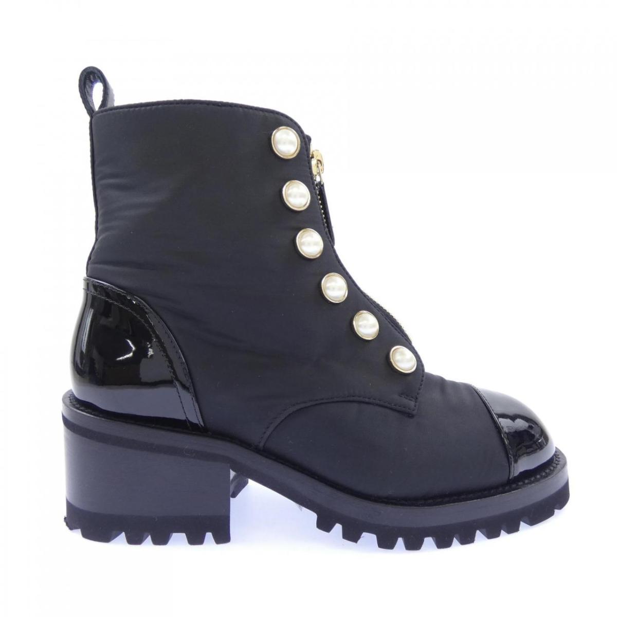 シャネル CHANEL アンクルブーツ ANKLE BOOTS G45183B13923 ブーツ【中古】