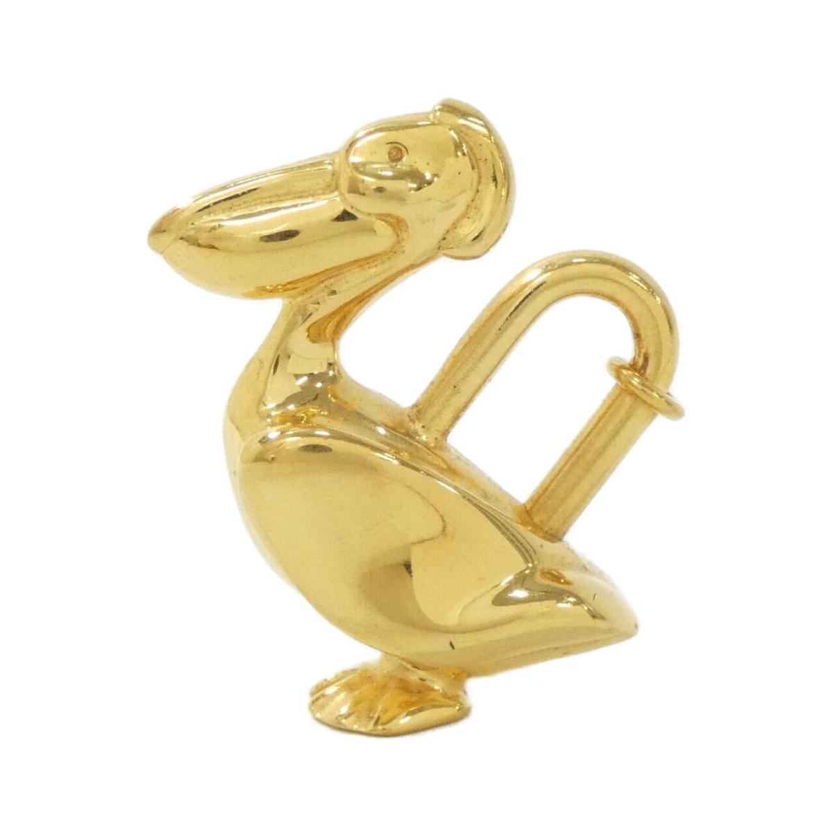 エルメス PELICAN カデナ キーホルダー【中古】