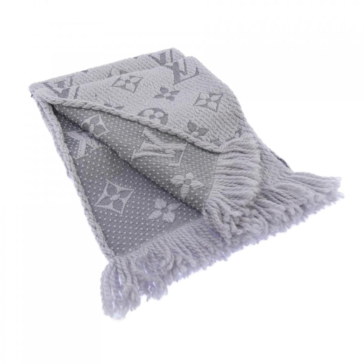 ルイヴィトン LOUIS VUITTON ロゴタイプ気違い M74742 MUFFLER【中古】