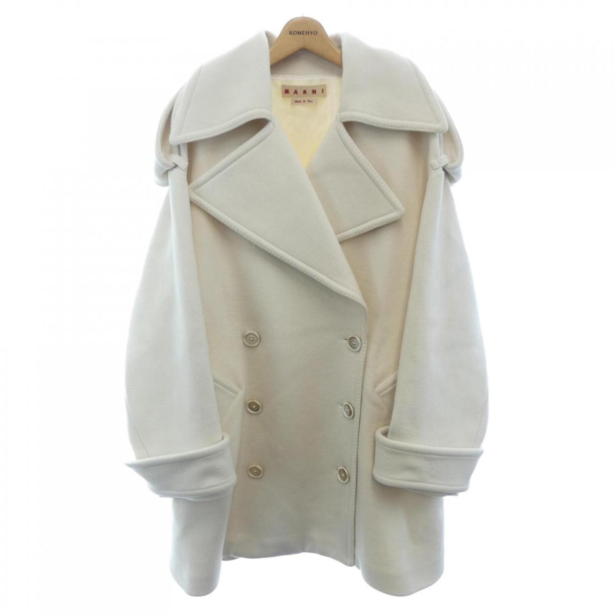 マルニ MARNI CPMA0127HU 厚地の外套【中古】 コート・ジャケット-レディースファッション