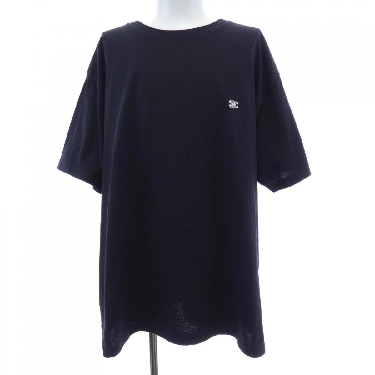 セリーヌ CELINE トリオンフ ルーズTシャツ 2X04I671Q Tシャツ【中古】