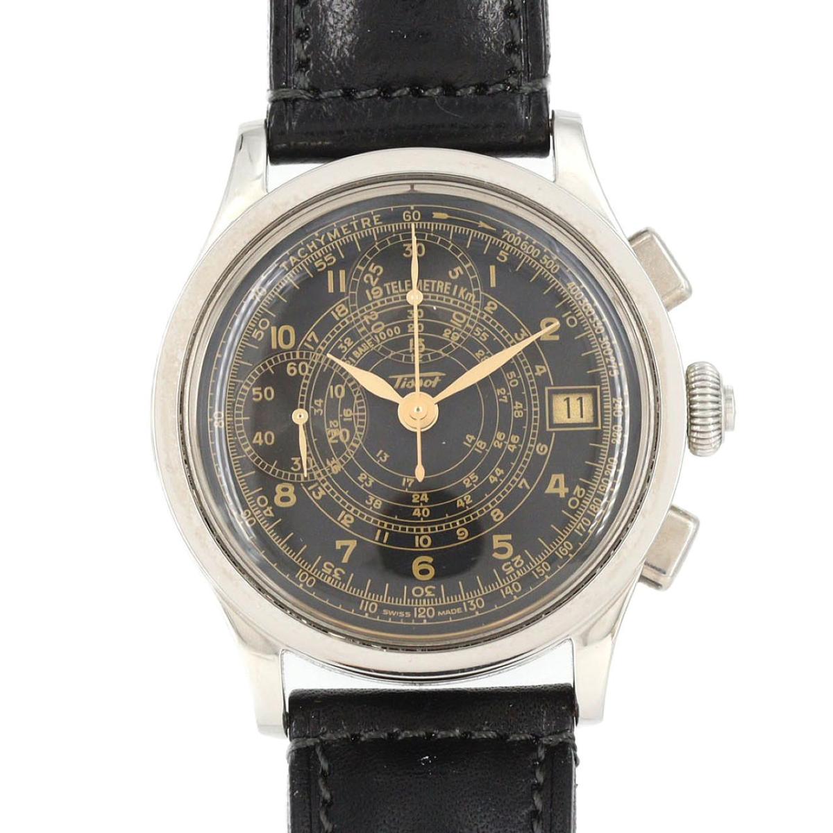 【ノーメンテナンス還元価格】ティソ クロノジャネイロ LIMITED Z199/T66.1.428.52 SS 手巻【中古】