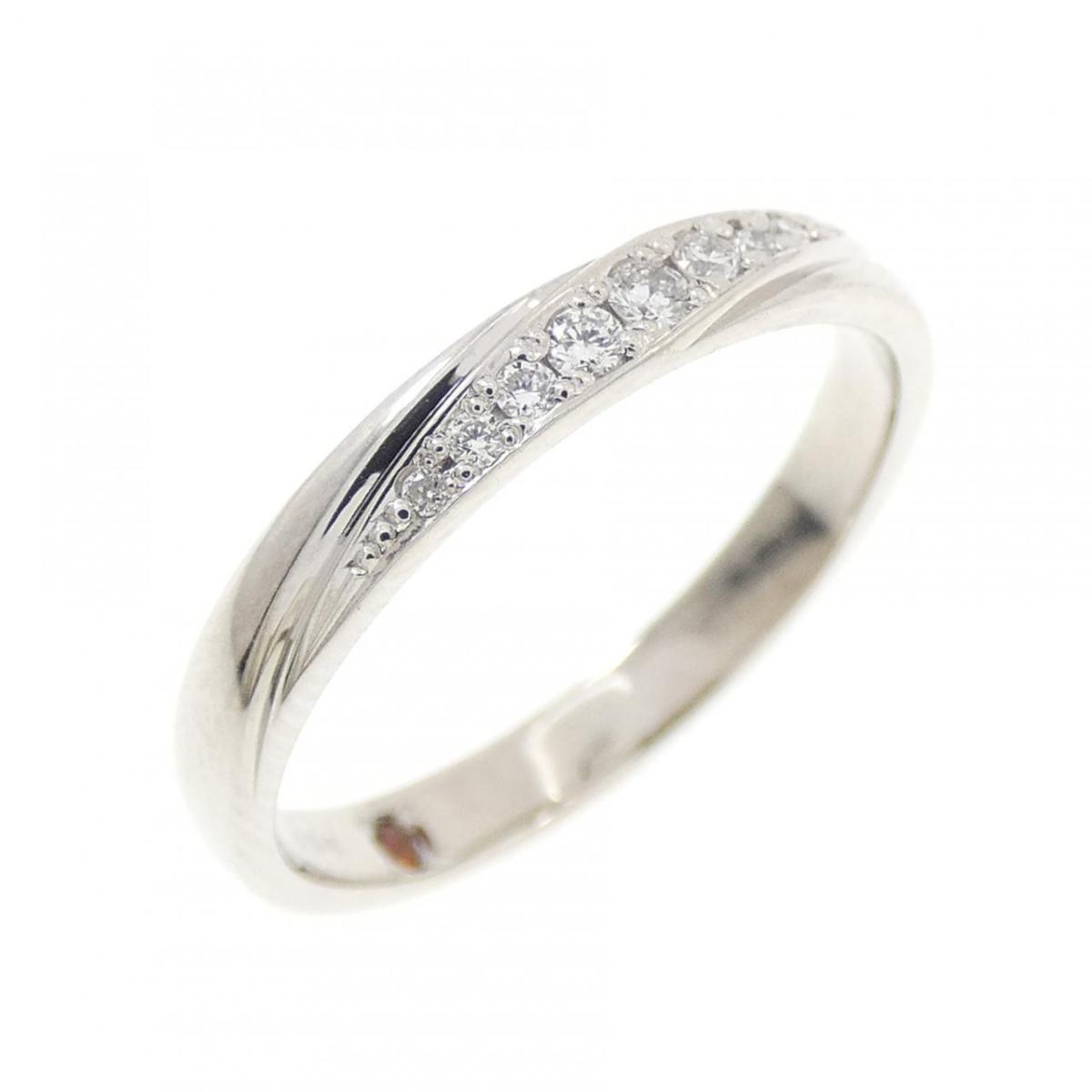 PT999 ダイヤモンド リング 0.06CT【中古】