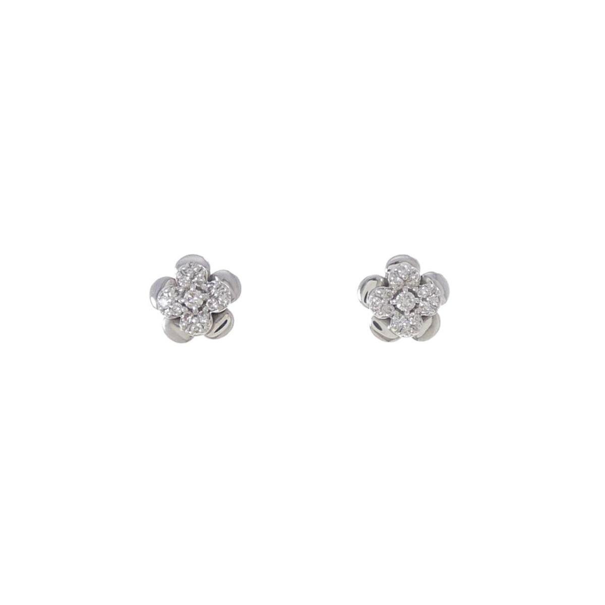 サマンサティアラ ダイヤモンド ピアス 0.14CT【中古】