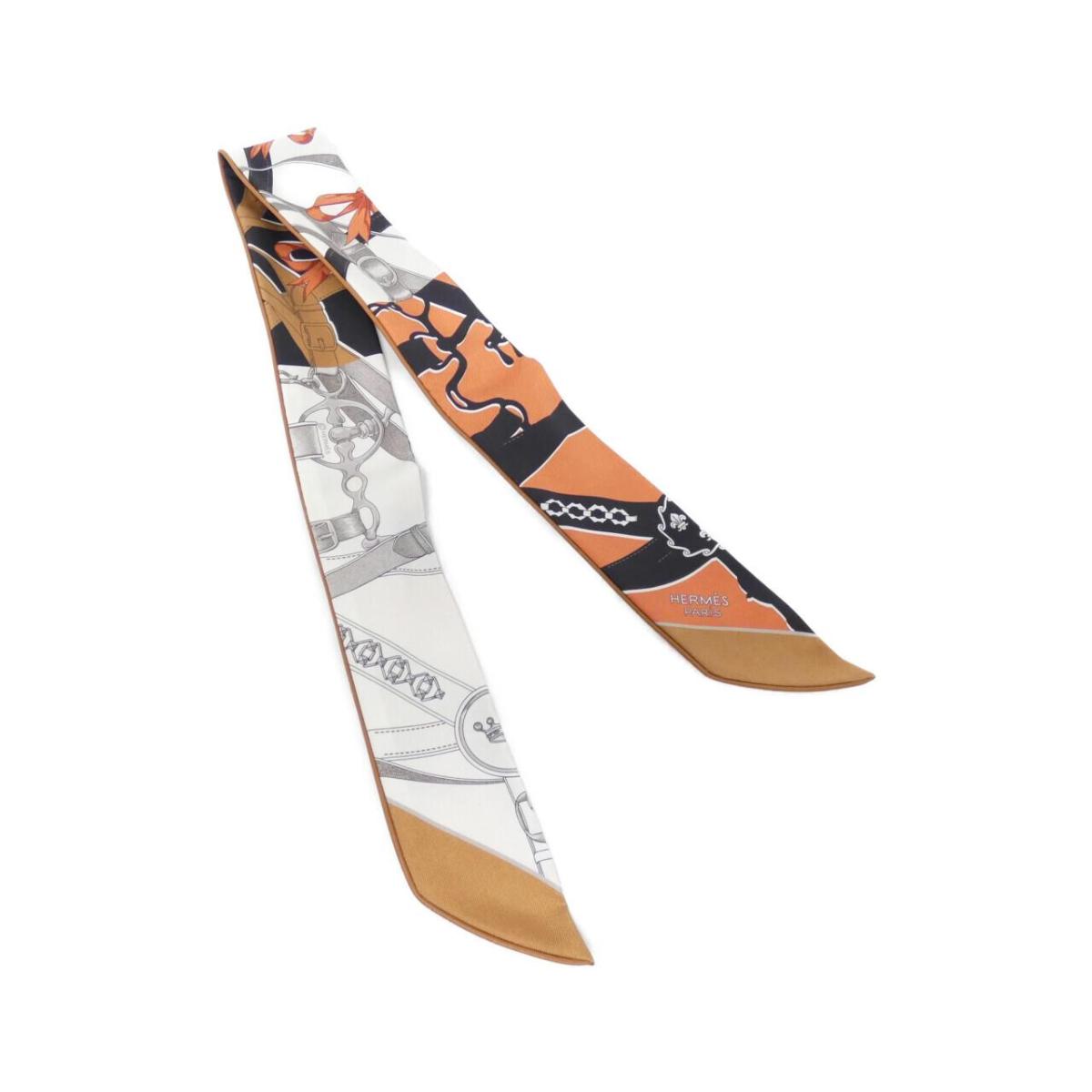 エルメス 天使の都市 PROMENADE DU MAIN FOEVER ツイロバート・エドワード・リー 064289S えり巻き【中古】