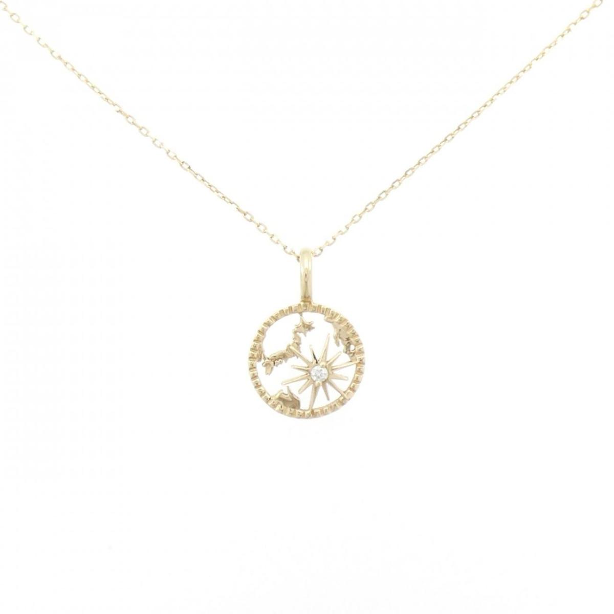 スタージュエリー ダイヤモンド ネックレス 0.01CT【中古】