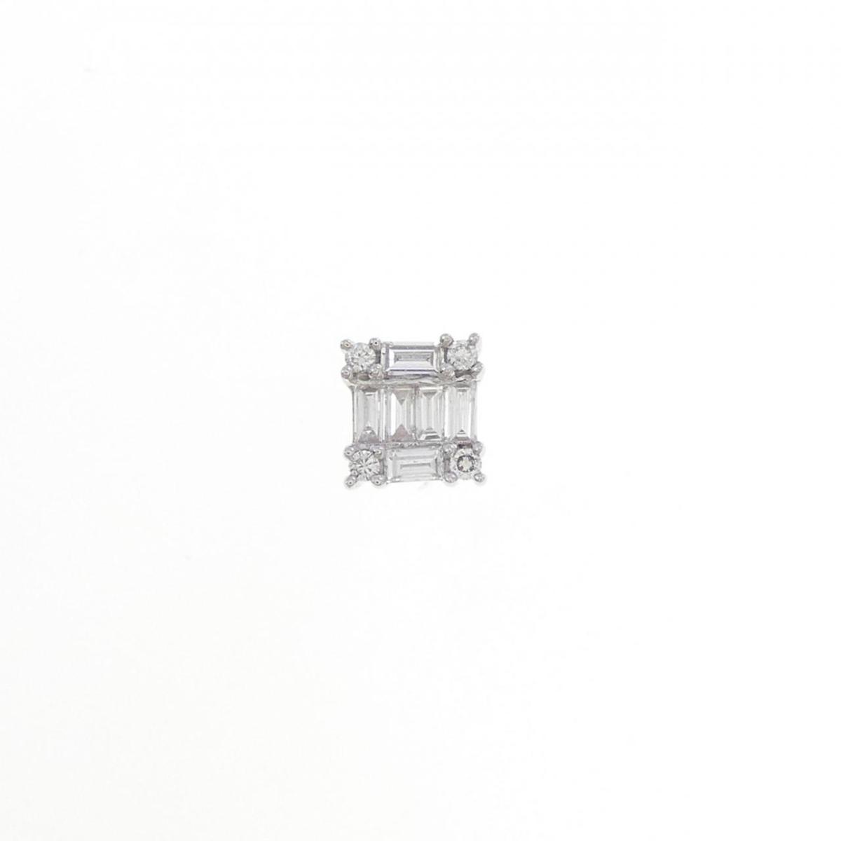 ポンテヴェキオ ダイヤモンド ピアス 0.14CT 片耳【中古】