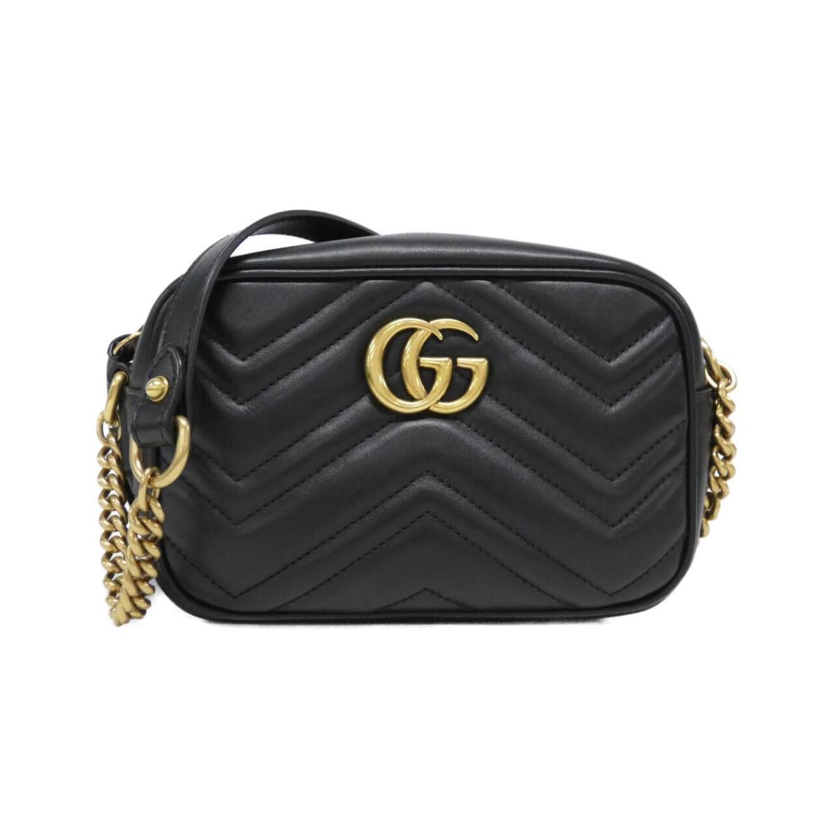 グッチ GG MARMONT 448065 DTD1T ショルダーバッグ【中古】