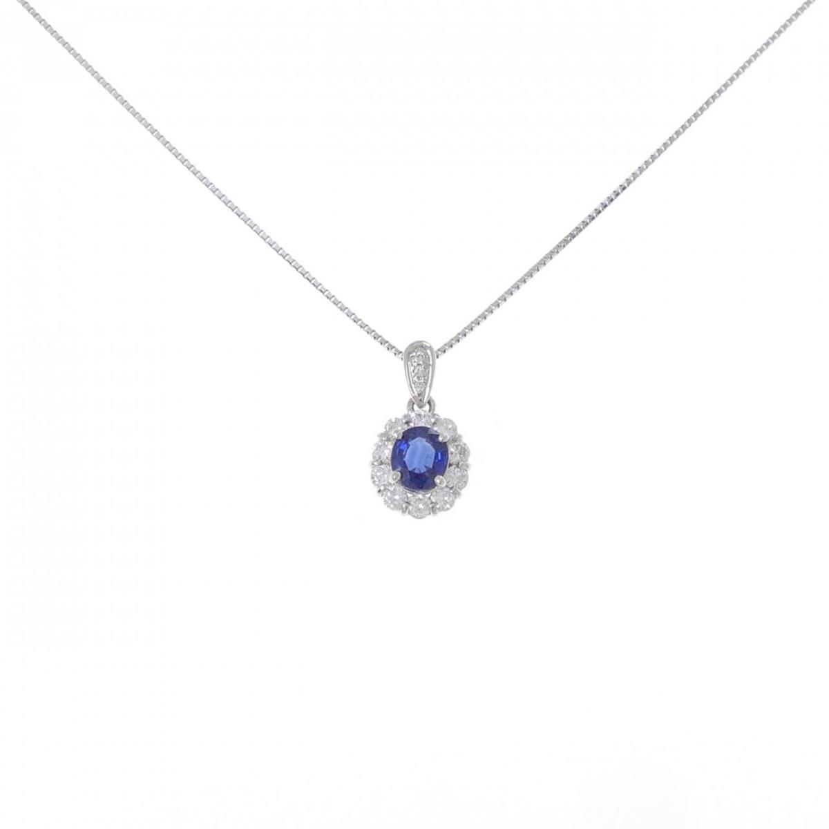 PT900/PT850 サファイヤ ネックレス 0.65CT【中古】|KOMEHYO ONLINESTORE 店