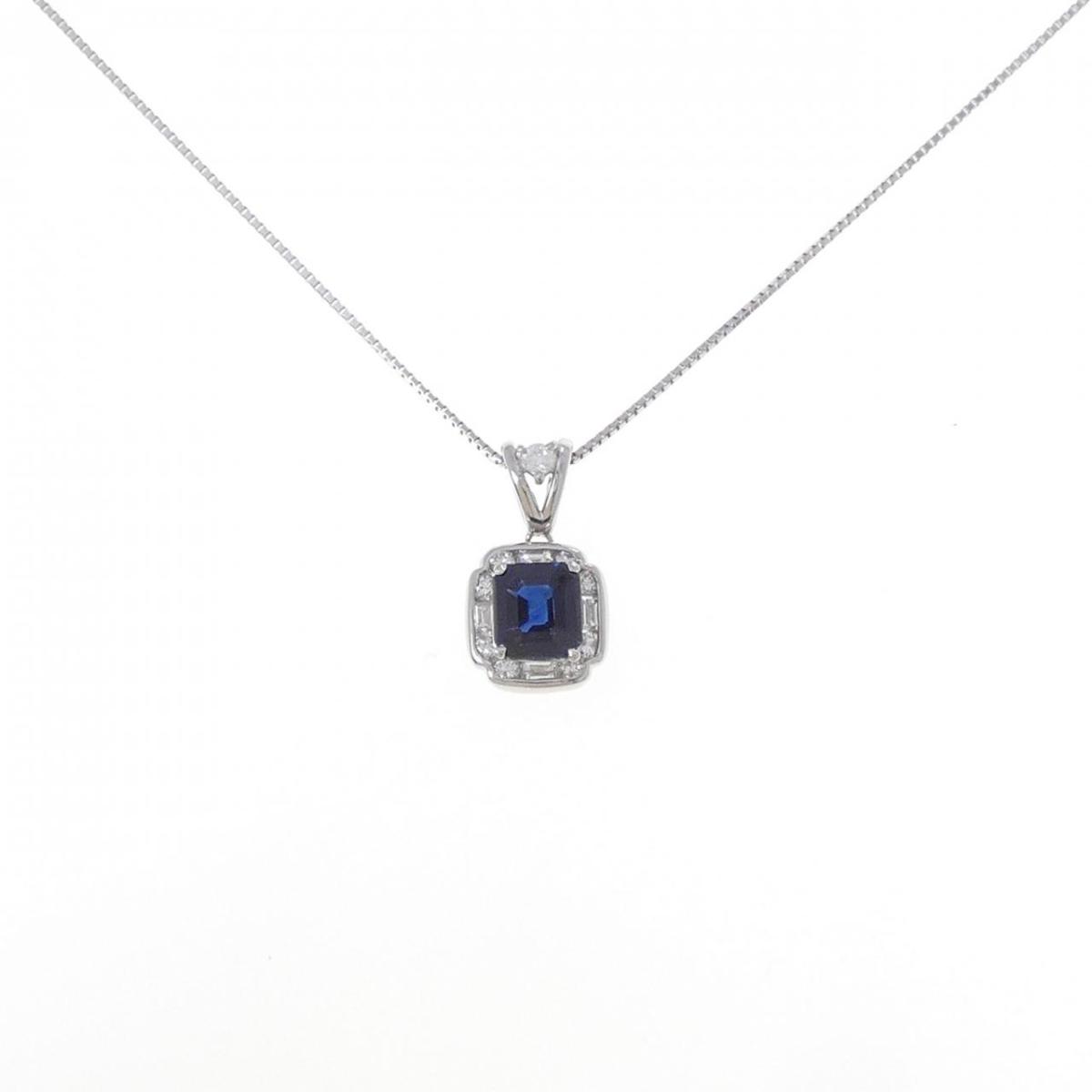 PT900/PT850 サファイヤ ネックレス 1.15CT【中古】|KOMEHYO ONLINESTORE 店