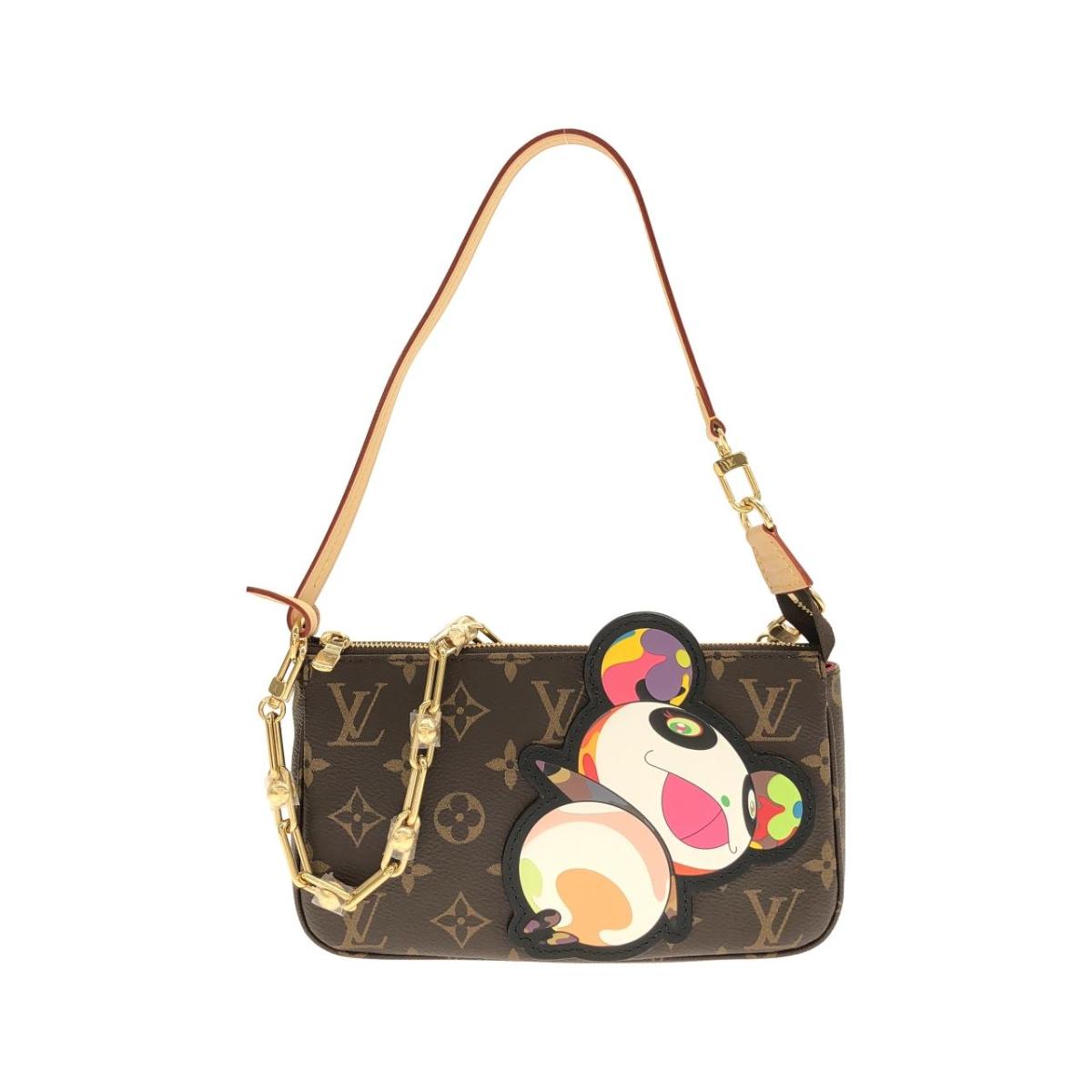 ルイヴィトン モノグラム(LV X TM) ポシェット アクセソワール M13440 添え物合財袋【中古】