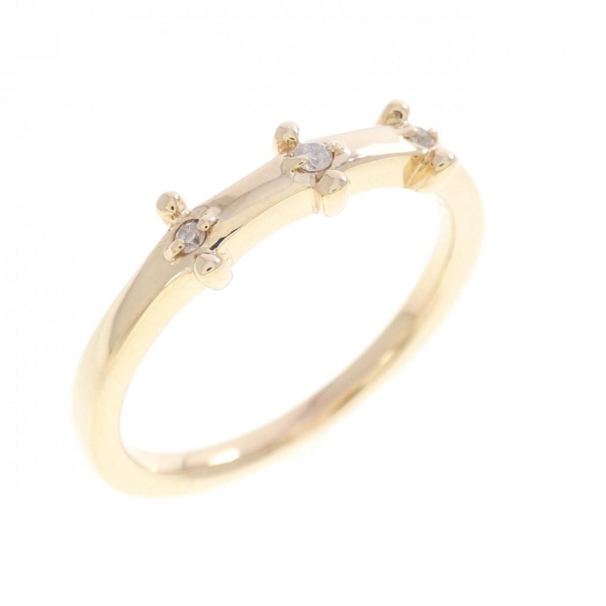 アガット ダイヤモンド リング 0.03CT【中古】