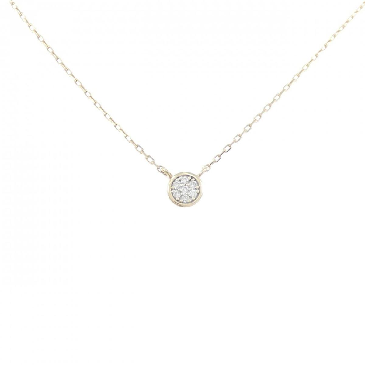 エテ ダイヤモンド ネックレス 0.02CT【中古】