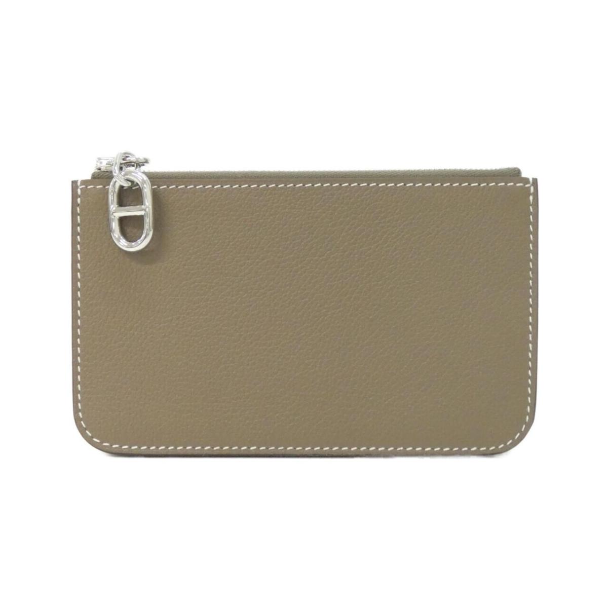 【未当て嵌める品】エルメス ジップアンゴー シェーヌ ダンクル 086311CK 歌留多容れもの【中古】