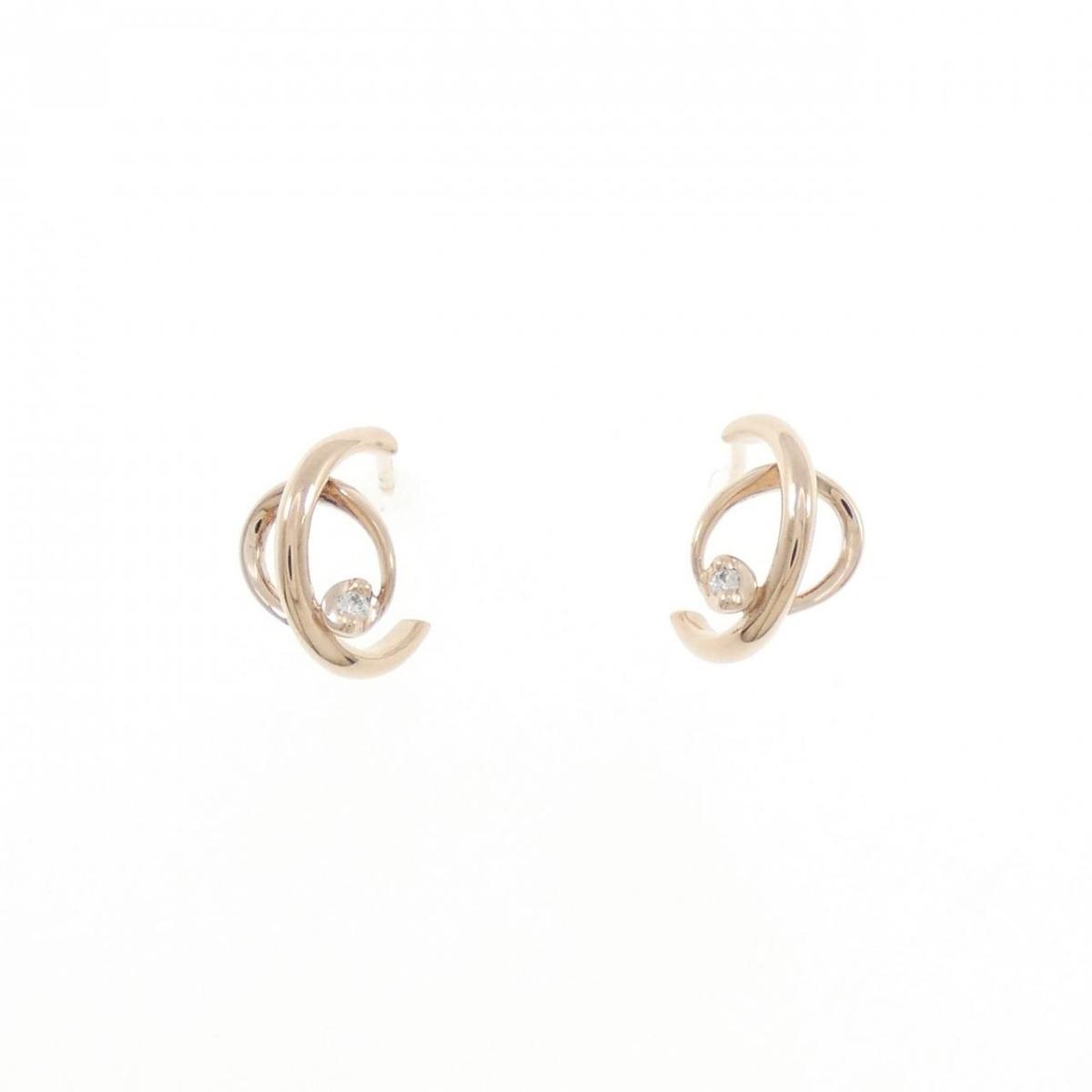 スタージュエリー ダイヤモンド ピアス 0.014CT【中古】