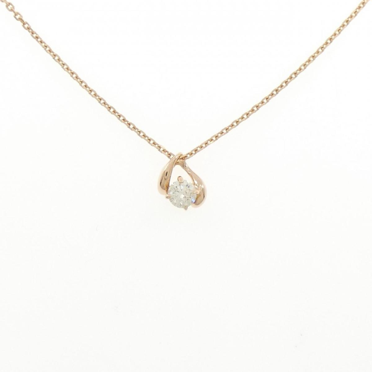 K18PG ダイヤモンド ネックレス 0.26CT【中古】｜KOMEHYO ONLINESTORE 店