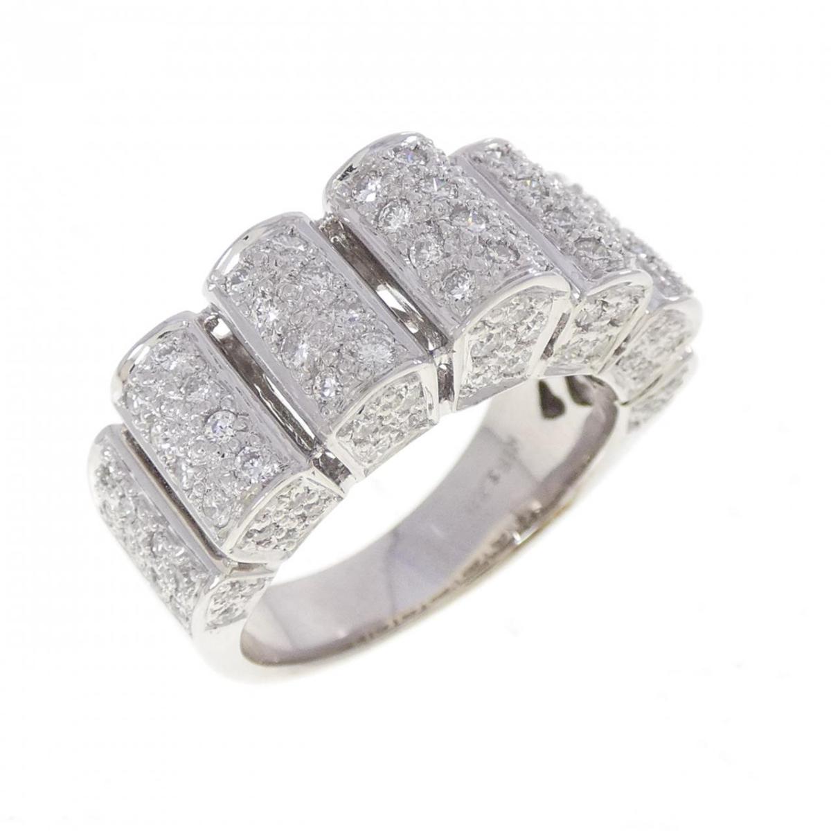K18WG ダイヤモンド リング 1.00CT【中古】