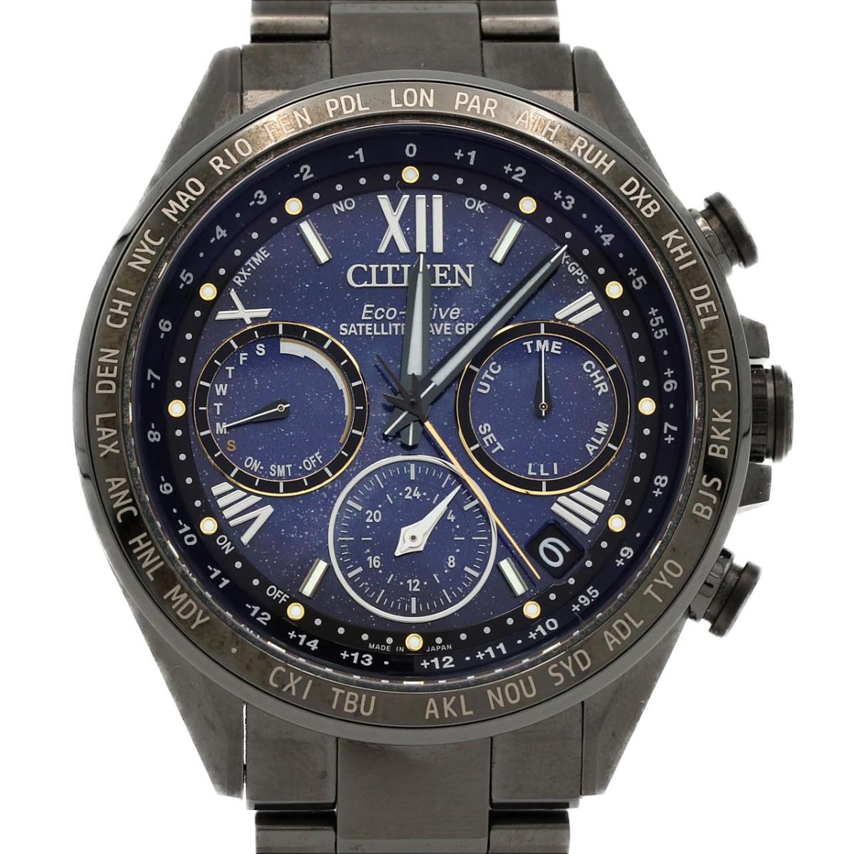 シチズン アテッサ サテライトウエーブ LIMITED F950-T026532/CC4015-86L TI ソーラークォーツ【中古】