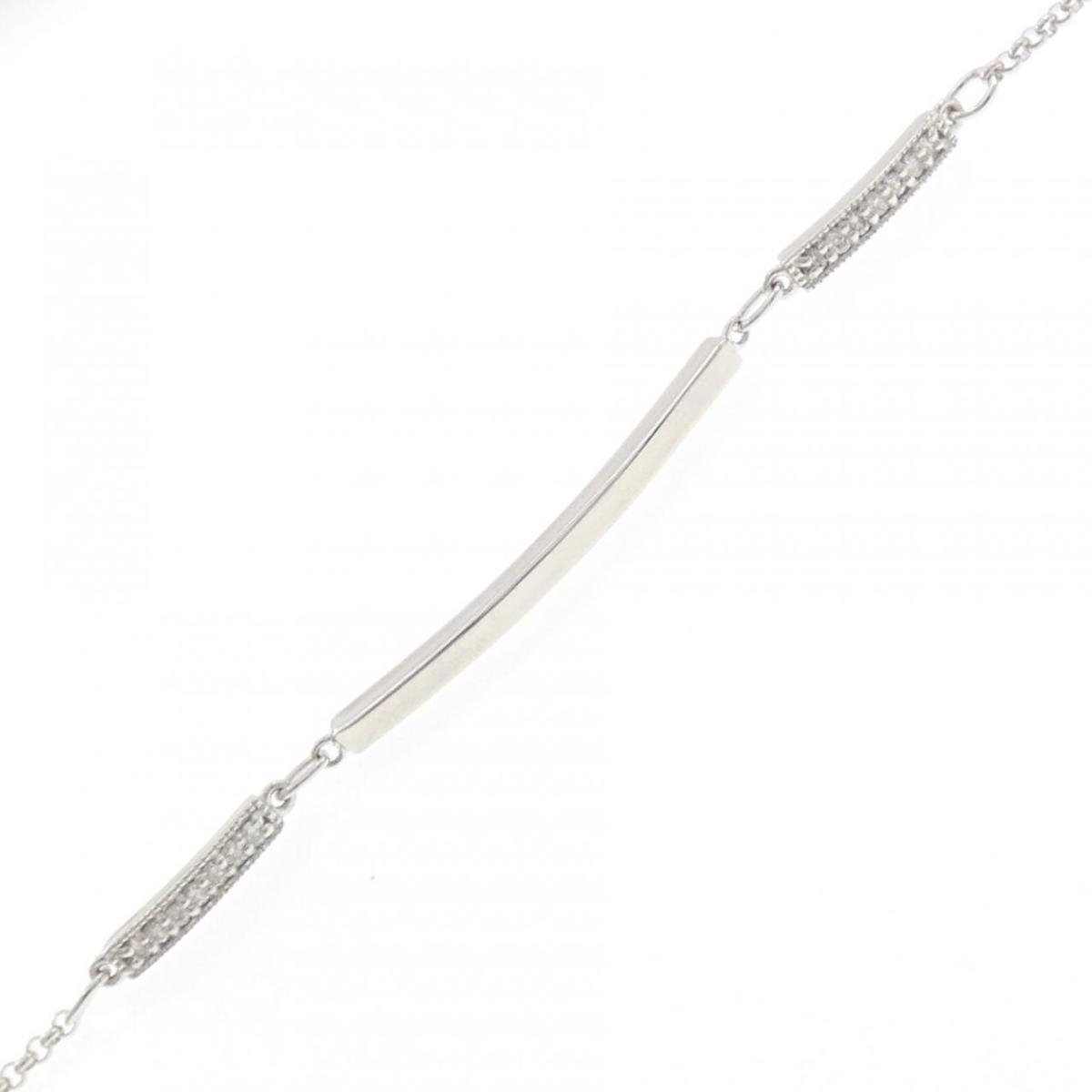 K18WG ダイヤモンド ブレスレット 0.15CT【中古】｜KOMEHYO ONLINESTORE 店