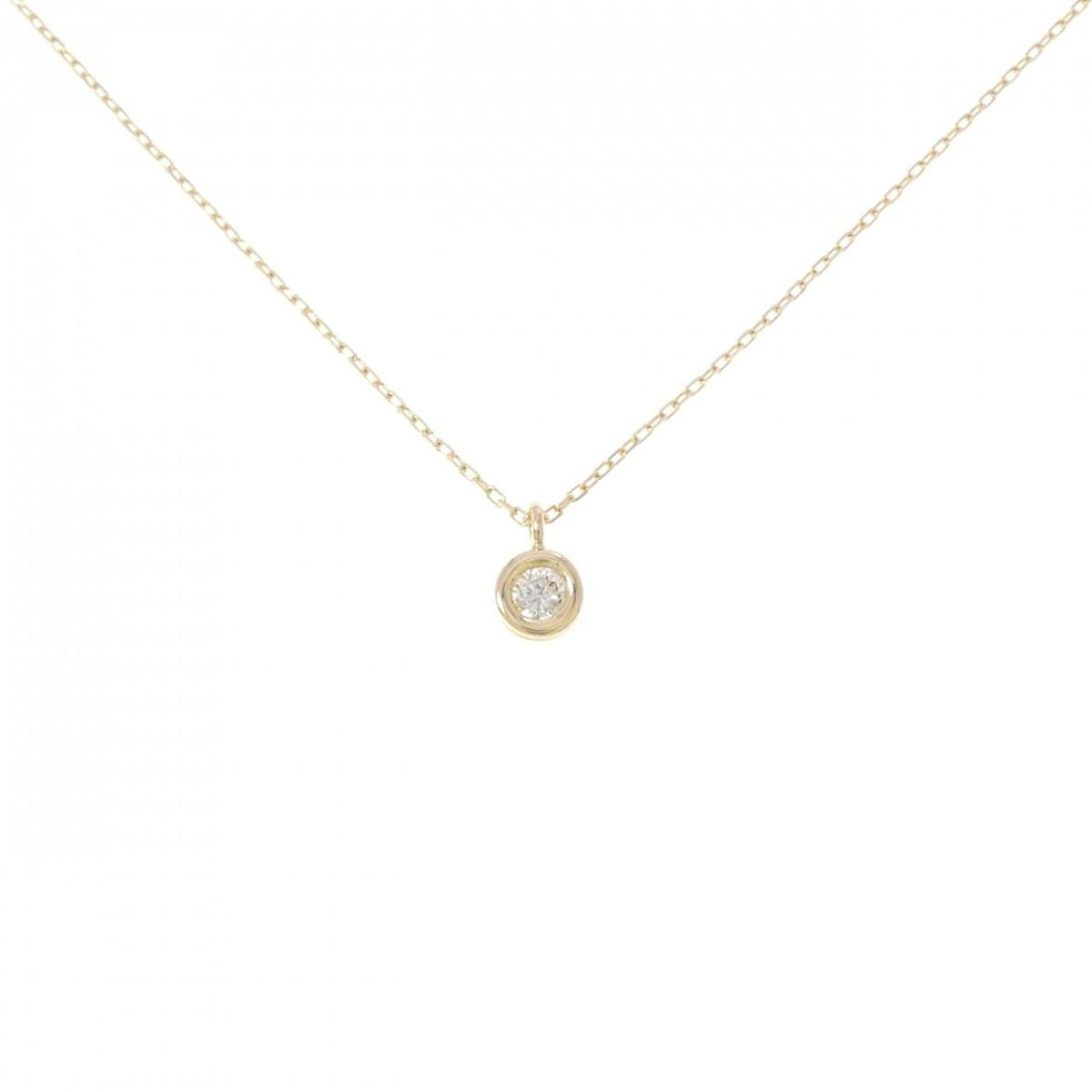 K18YG ダイヤモンド ネックレス 0.1CT【中古】 39,390円
