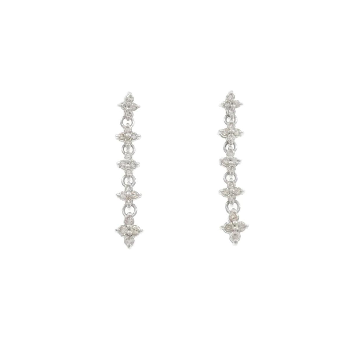 K18WG ダイヤモンド ピアス 0.32CT【中古】｜KOMEHYO ONLINESTORE 店
